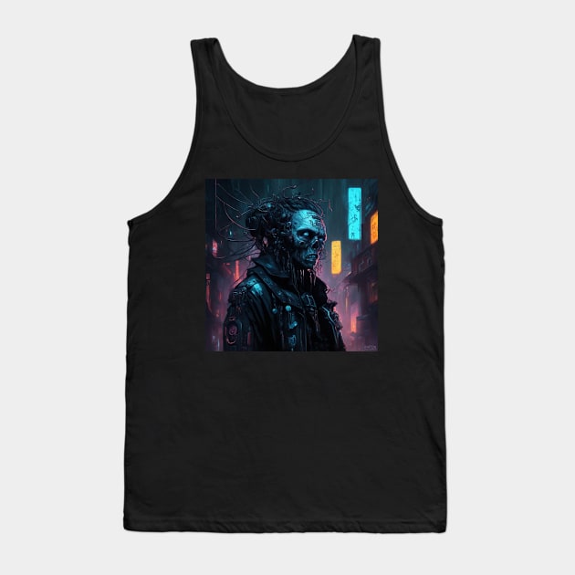 TOKYO CYBER Tank Top by Dunkellkellera